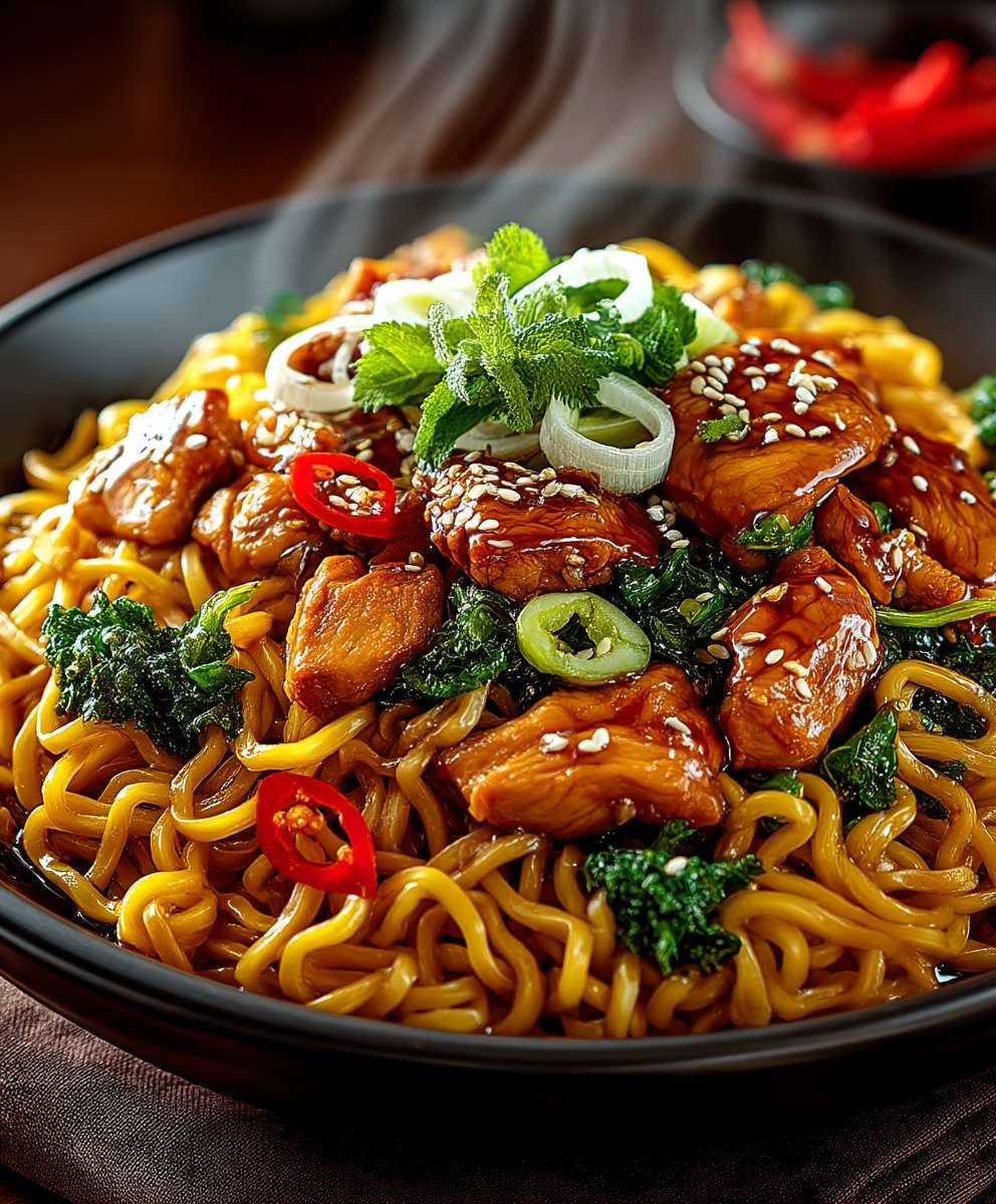 Chicken Teriyaki Noodles