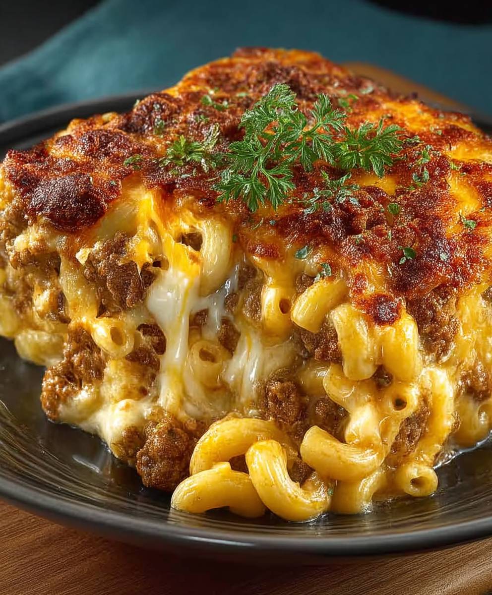 Cheesy Hamburger Casserole
