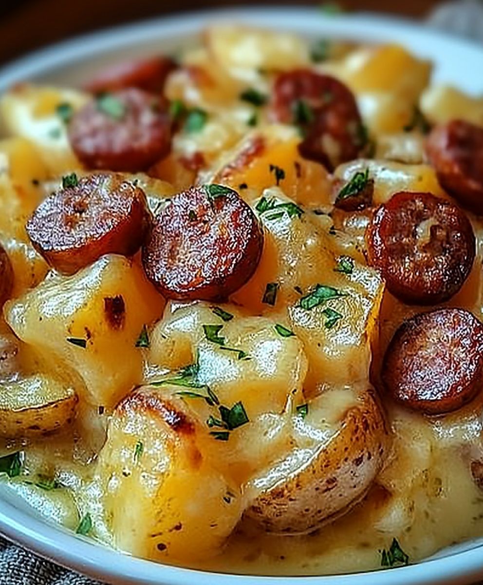 Cheesy Ranch Potatoes Sausage