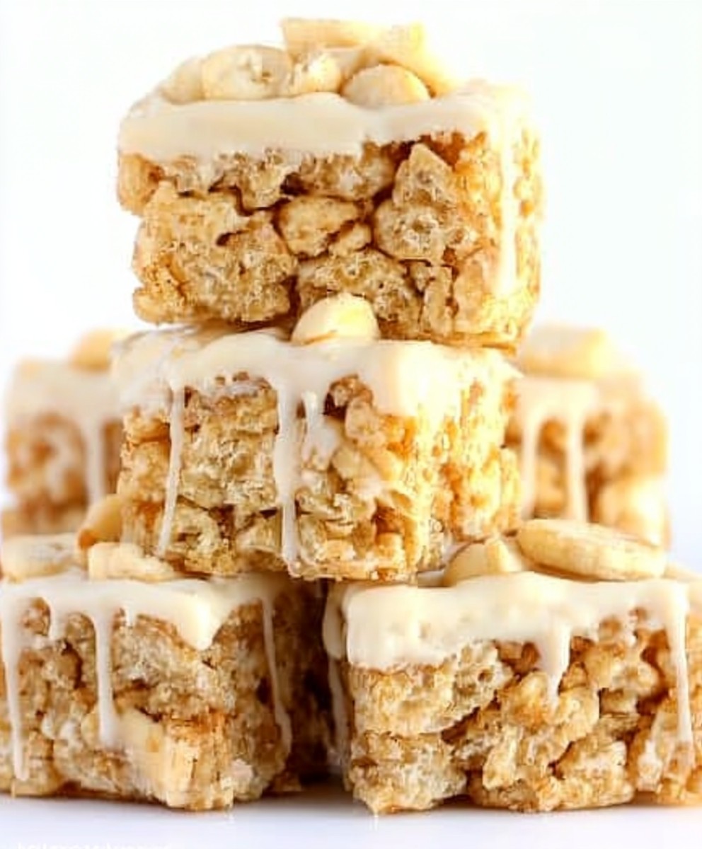 Banana Pudding Rice Krispie Treats