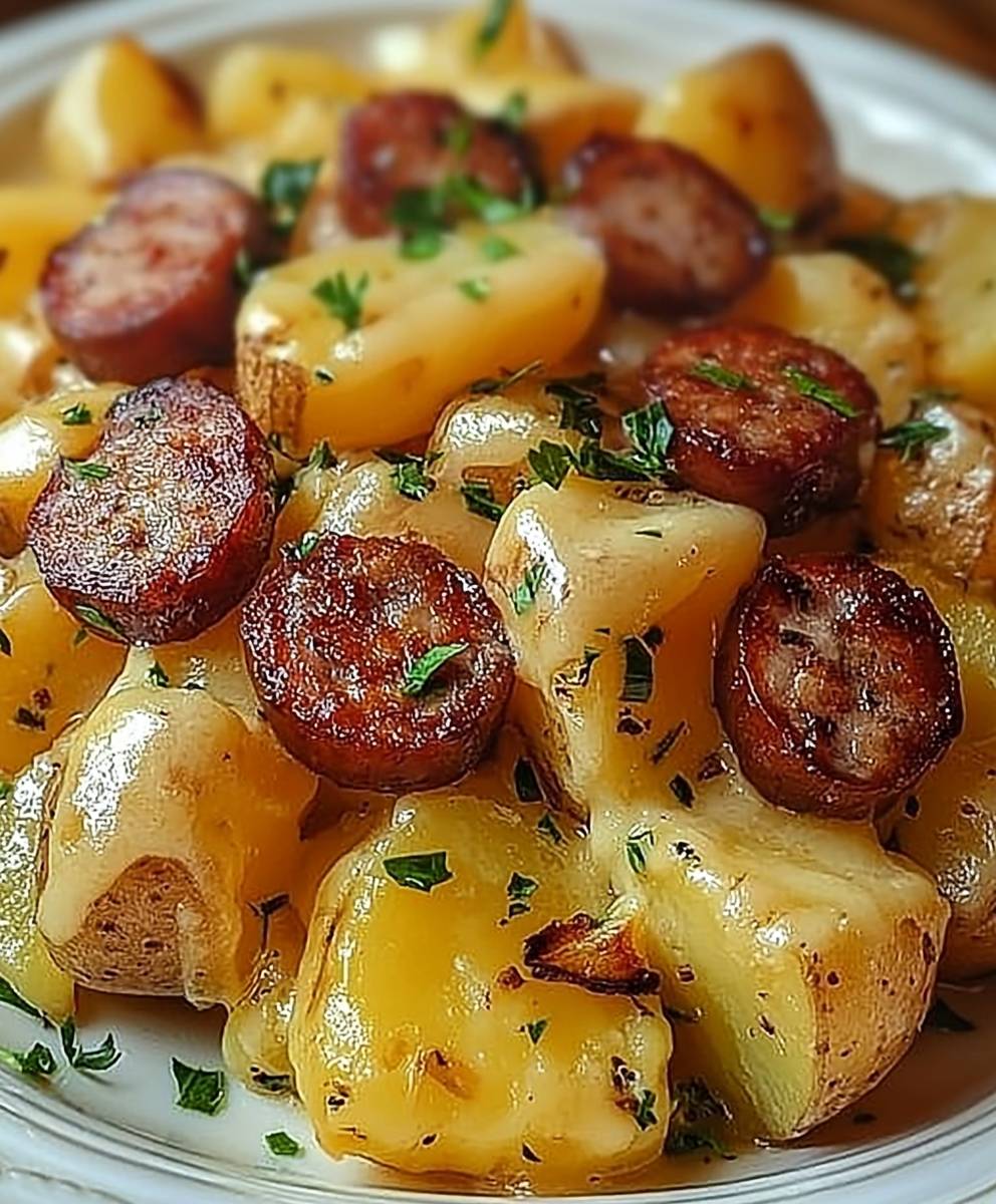 Cheesy Ranch Potatoes Sausage