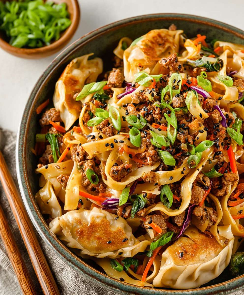 Potsticker Noodle Bowl