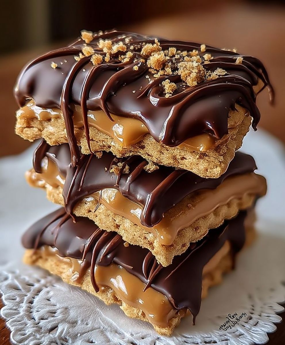 No Bake Buckeye Graham Crackers