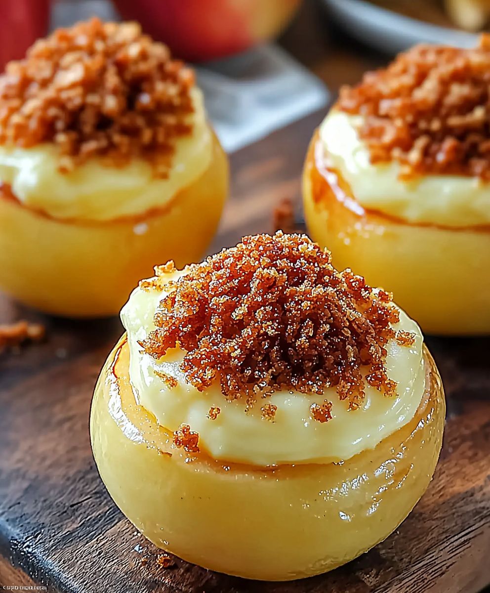 Cheesecake Stuffed Apples
