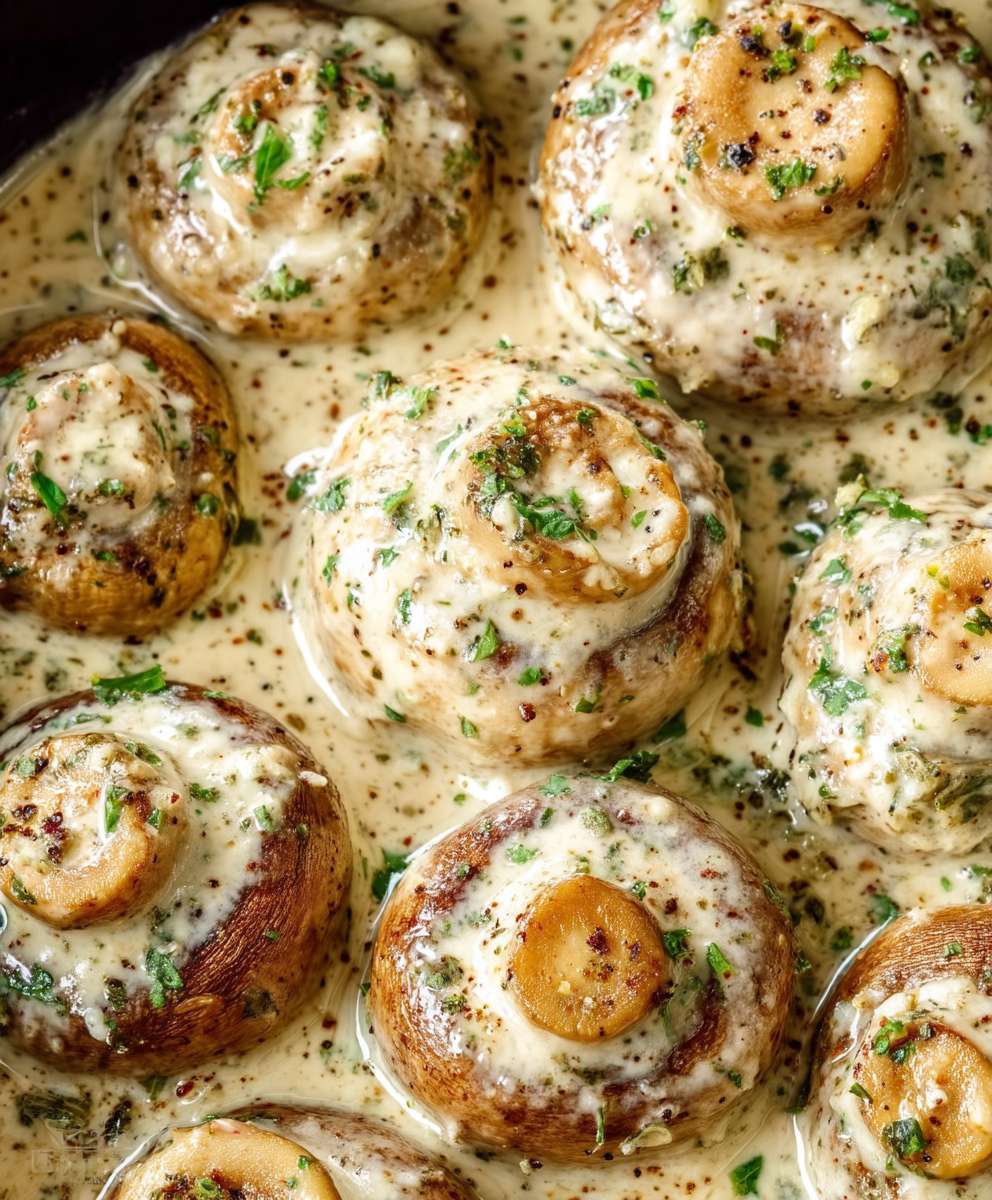 Garlic Parmesan Mushrooms