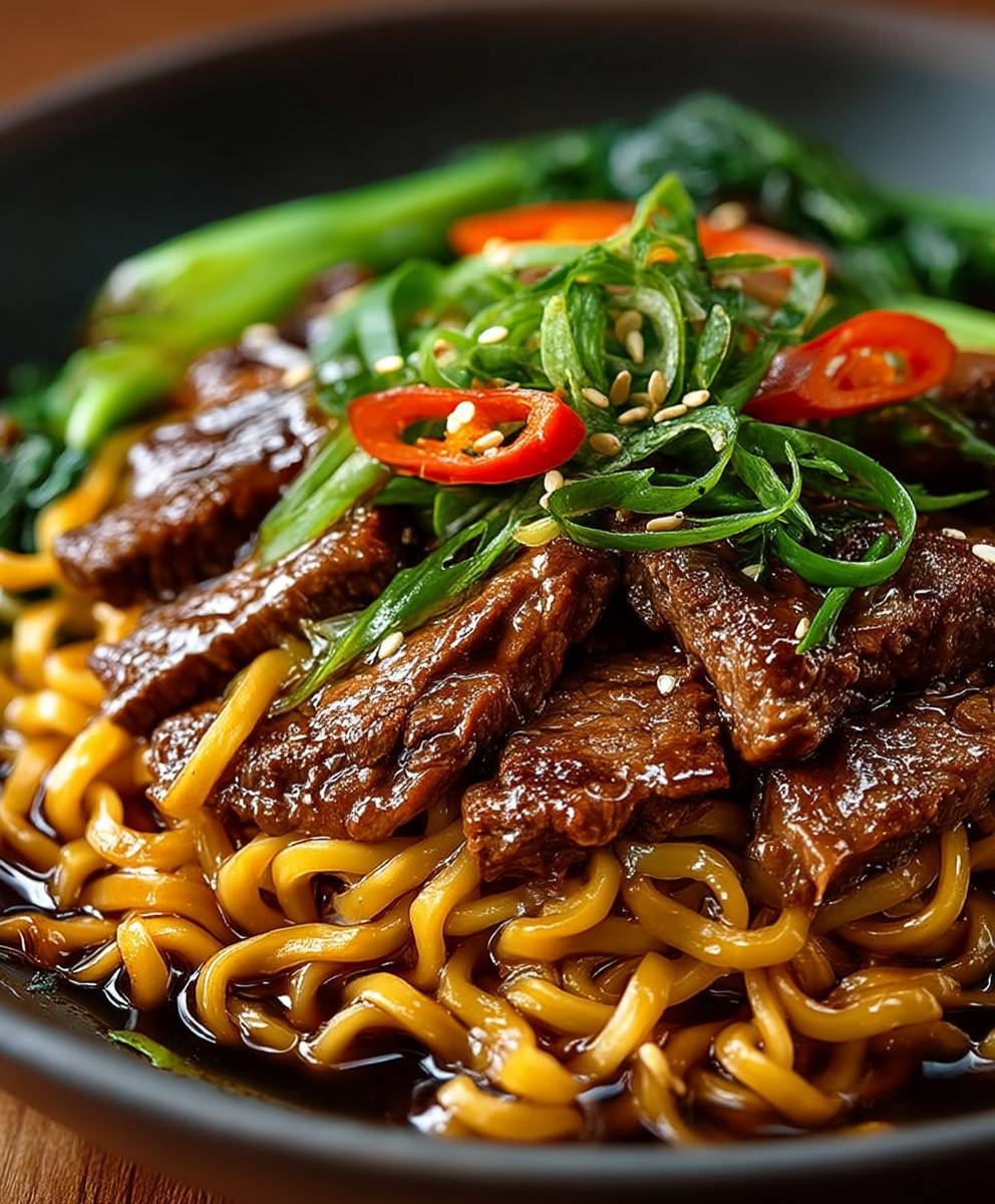 Hoisin Beef Noodles