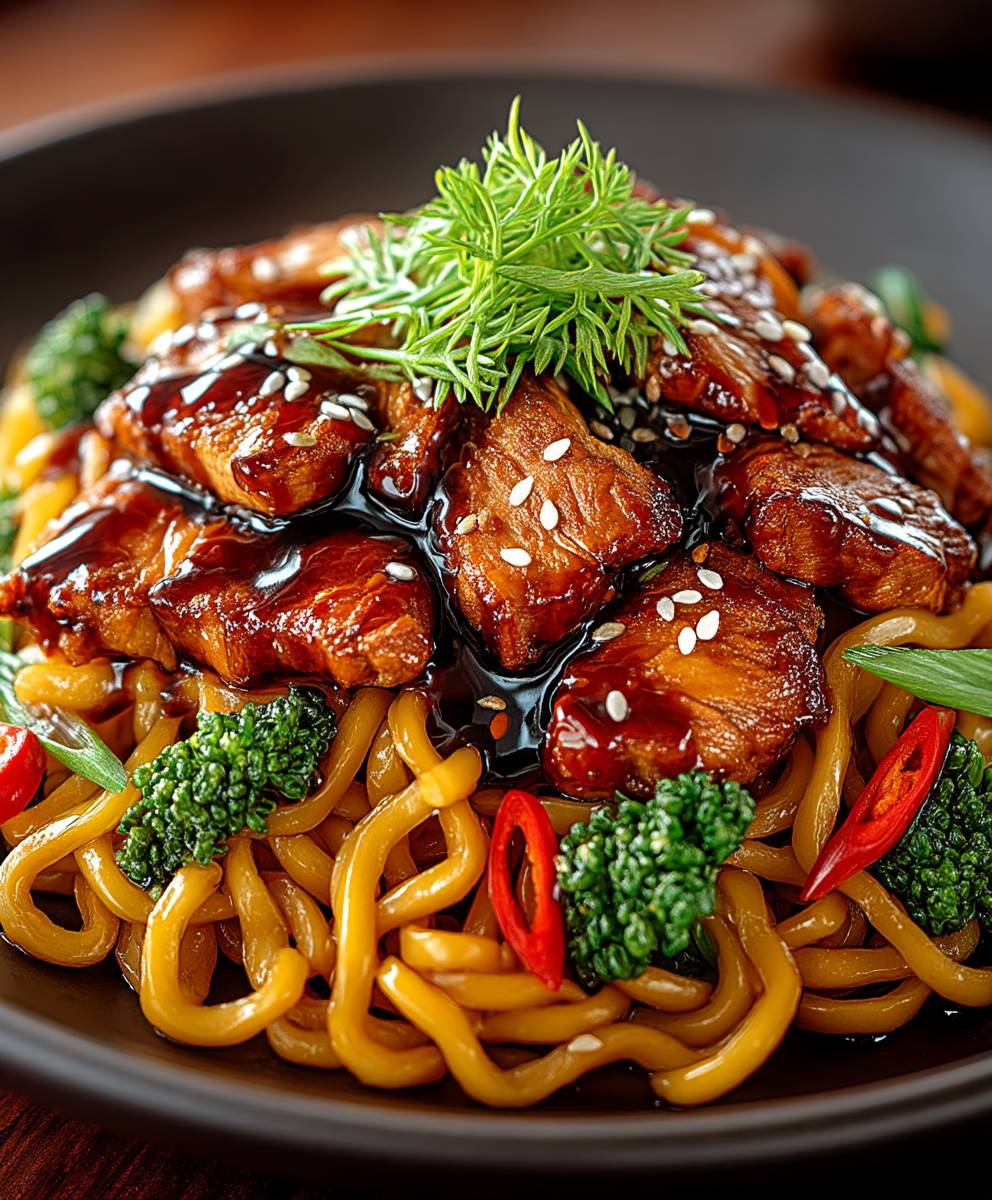 Chicken Teriyaki Noodles