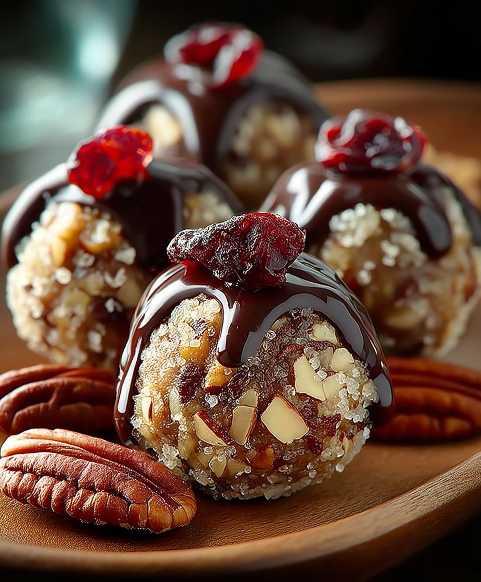 No Bake Pecan Pie Balls