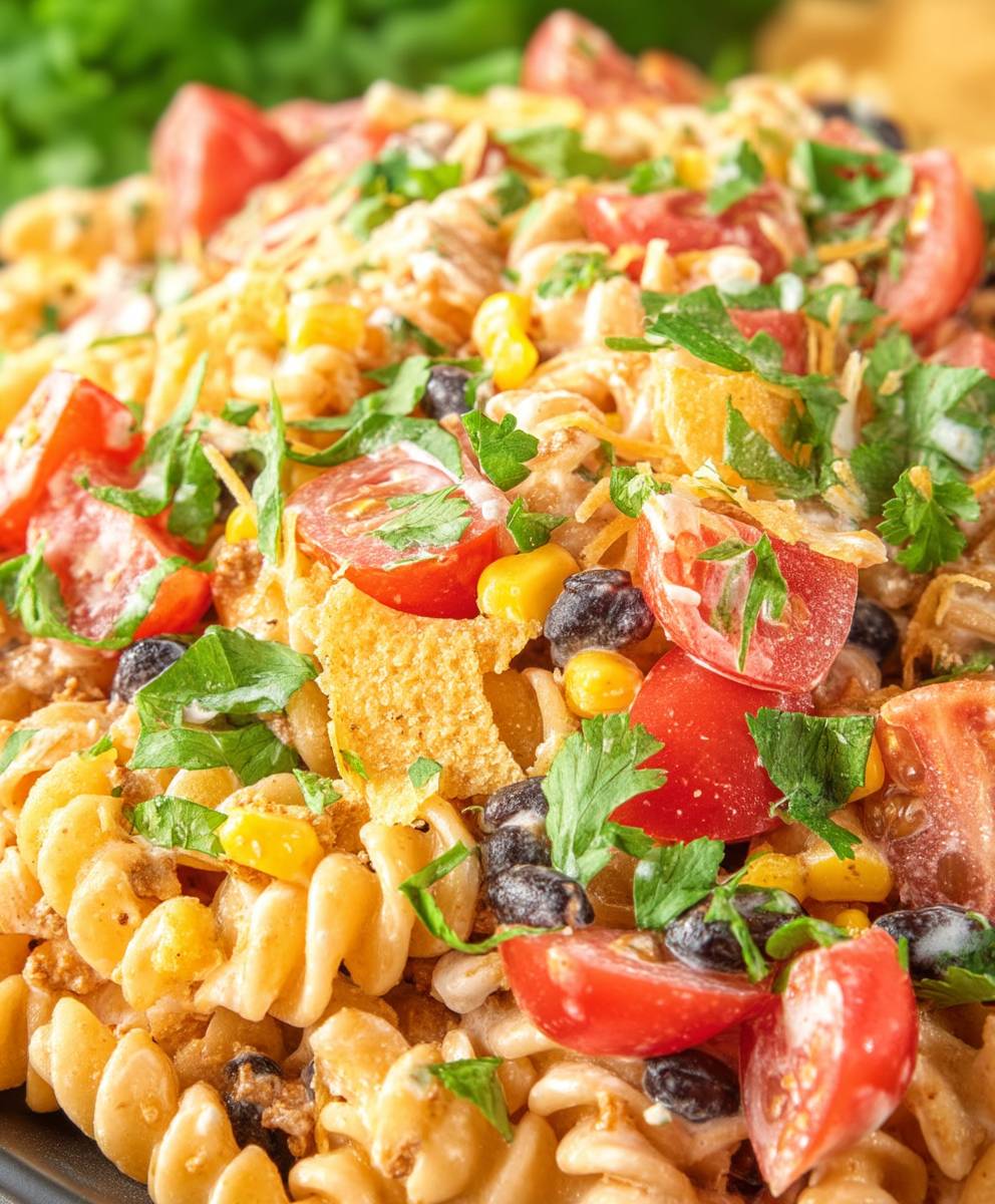 Ranch taco pasta salad