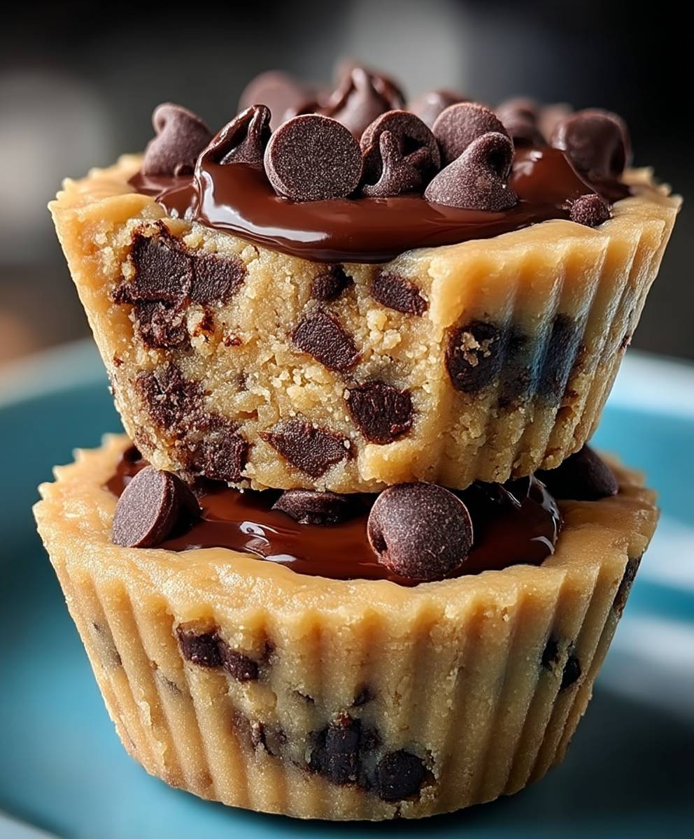 Chocolate Chip Cookie Dough Cups