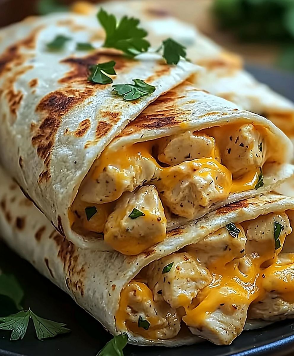 Cheesy Chicken Wrap
