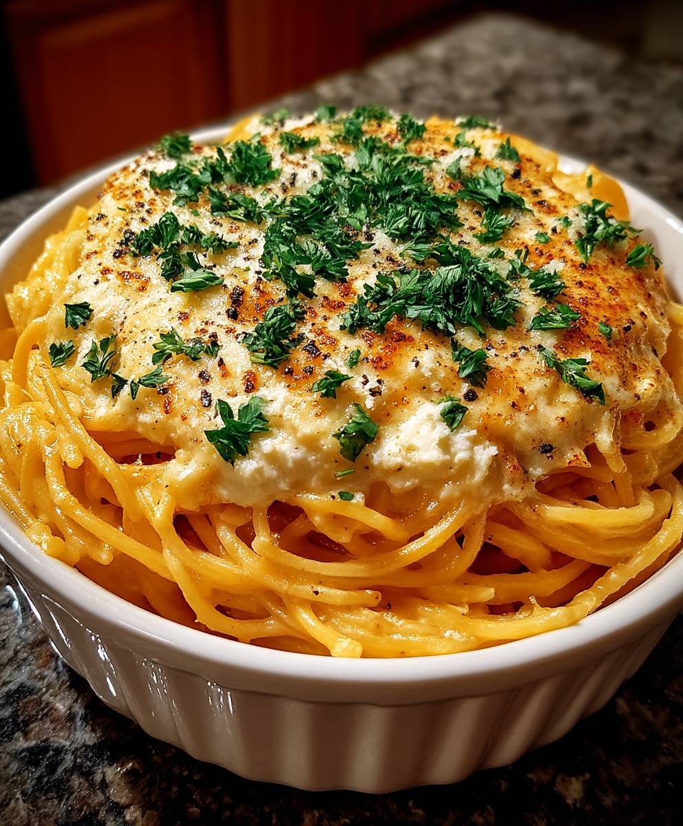 Garlic Parmesan Spaghetti