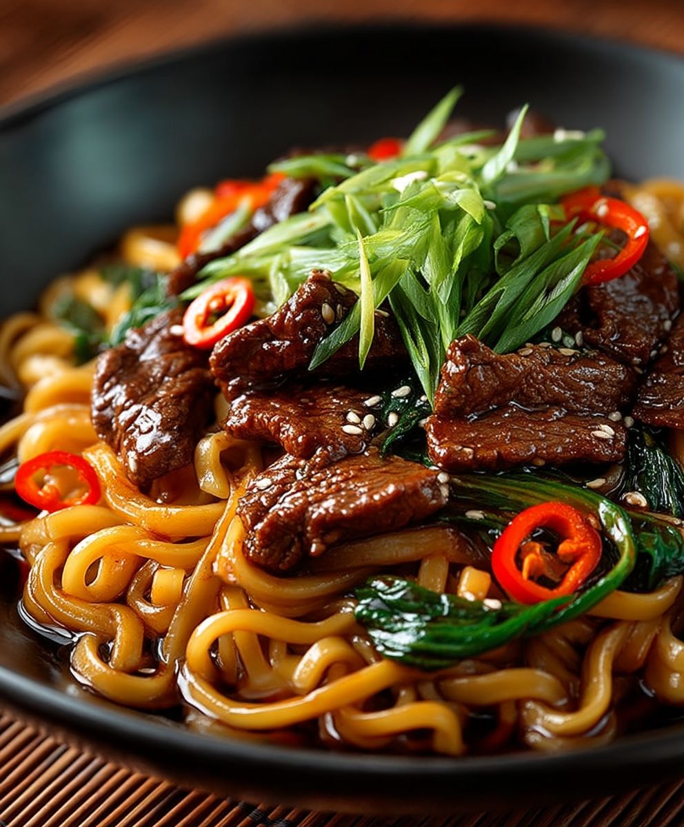 Hoisin Beef Noodles