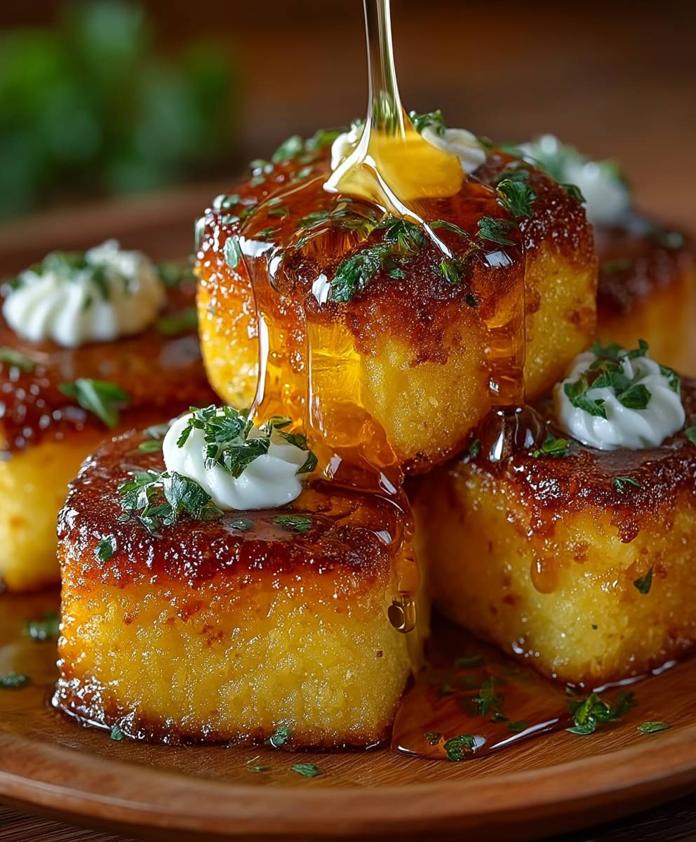 Honey Butter Cornbread Poppers