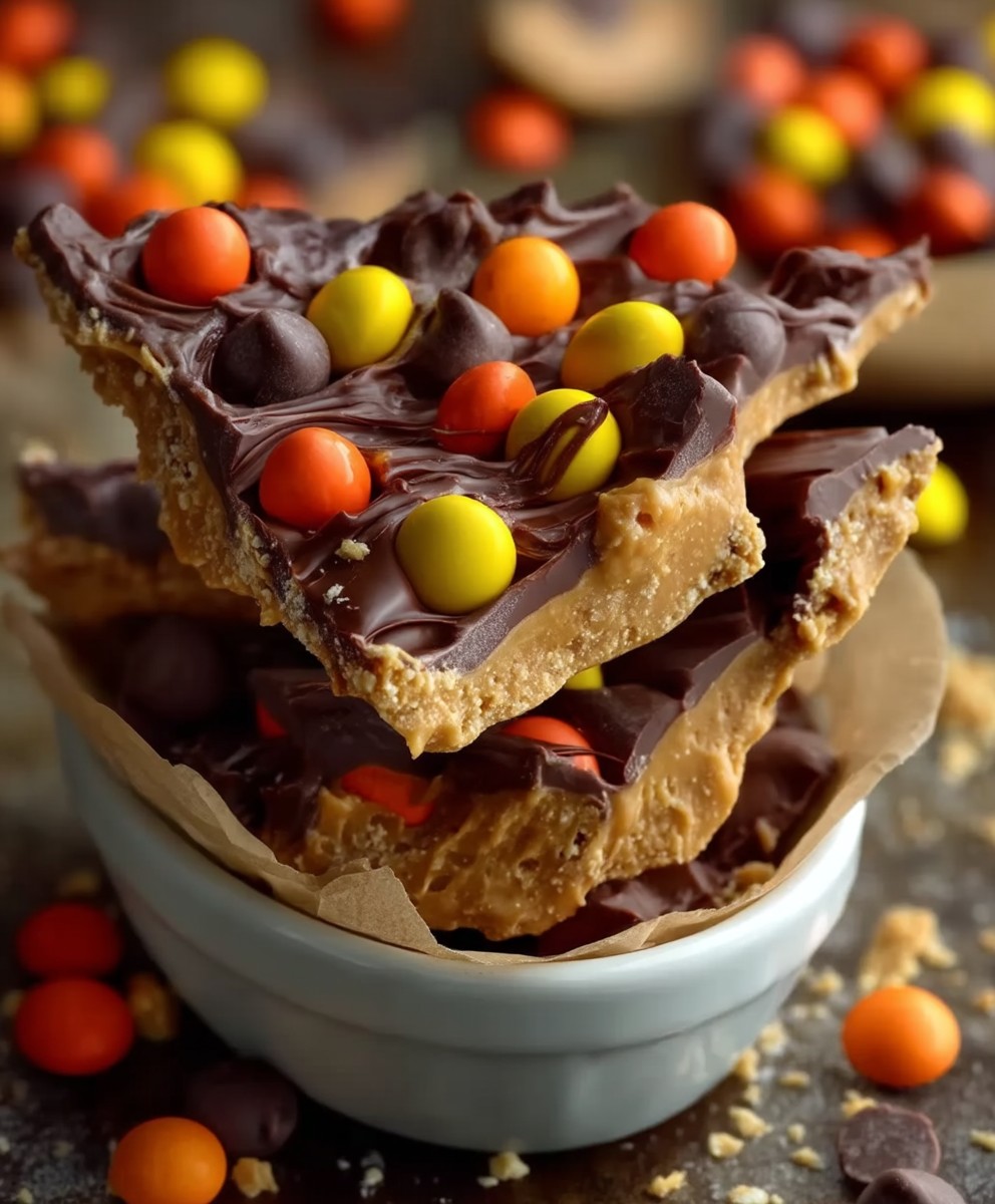 Reeses Peanut Butter Cup Bark