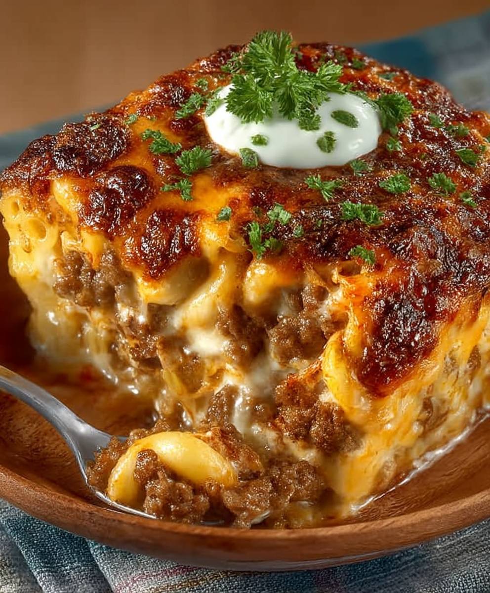 Cheesy Hamburger Casserole