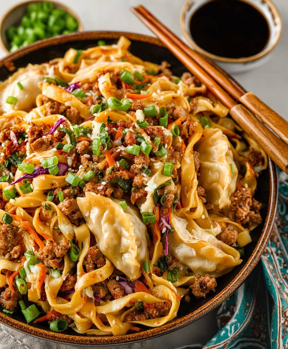 Potsticker Noodle Bowl