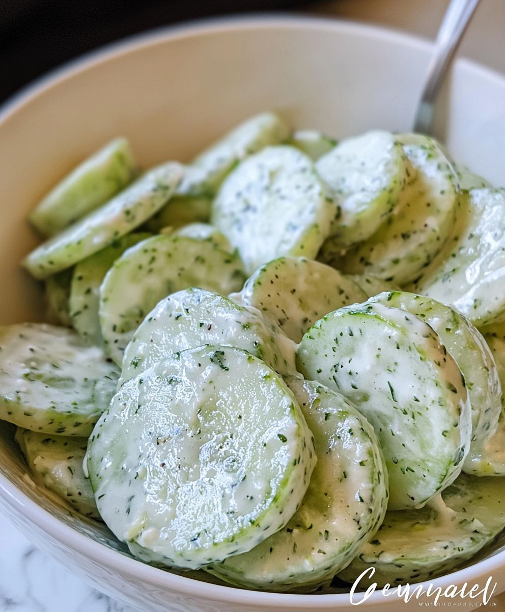Creamy Cucumber Salad