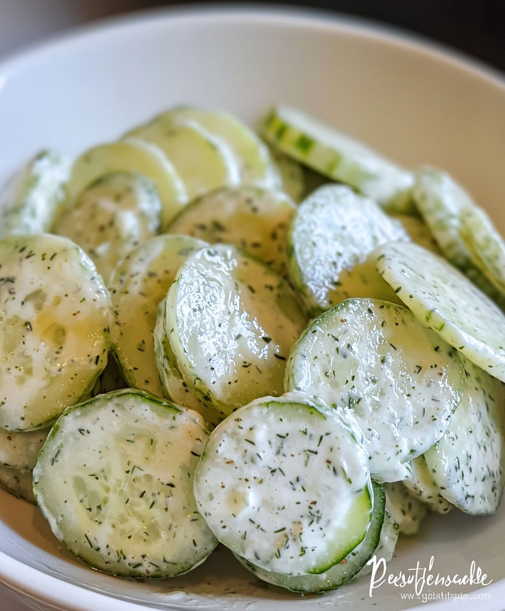 Creamy Cucumber Salad