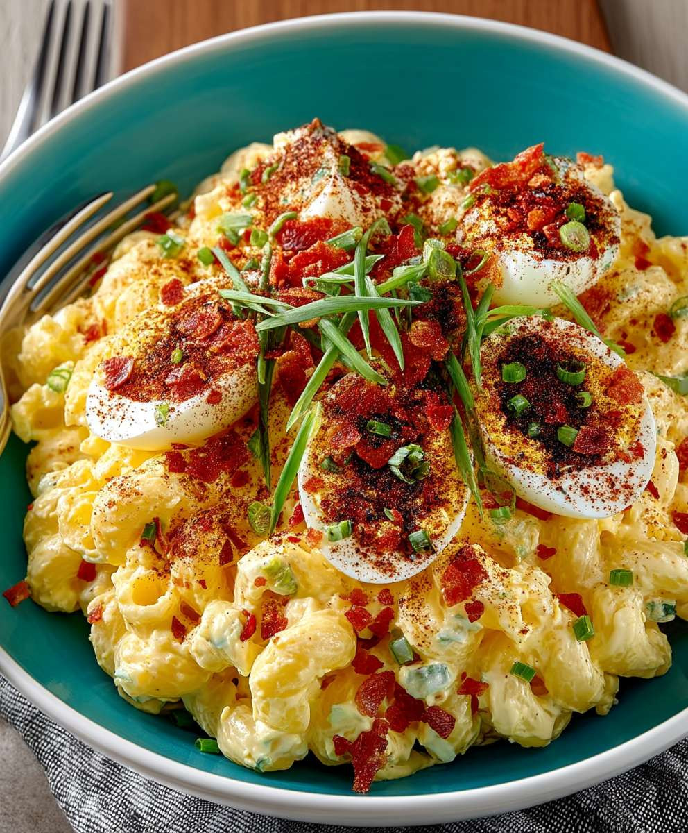 Deviled Egg Pasta Salad
