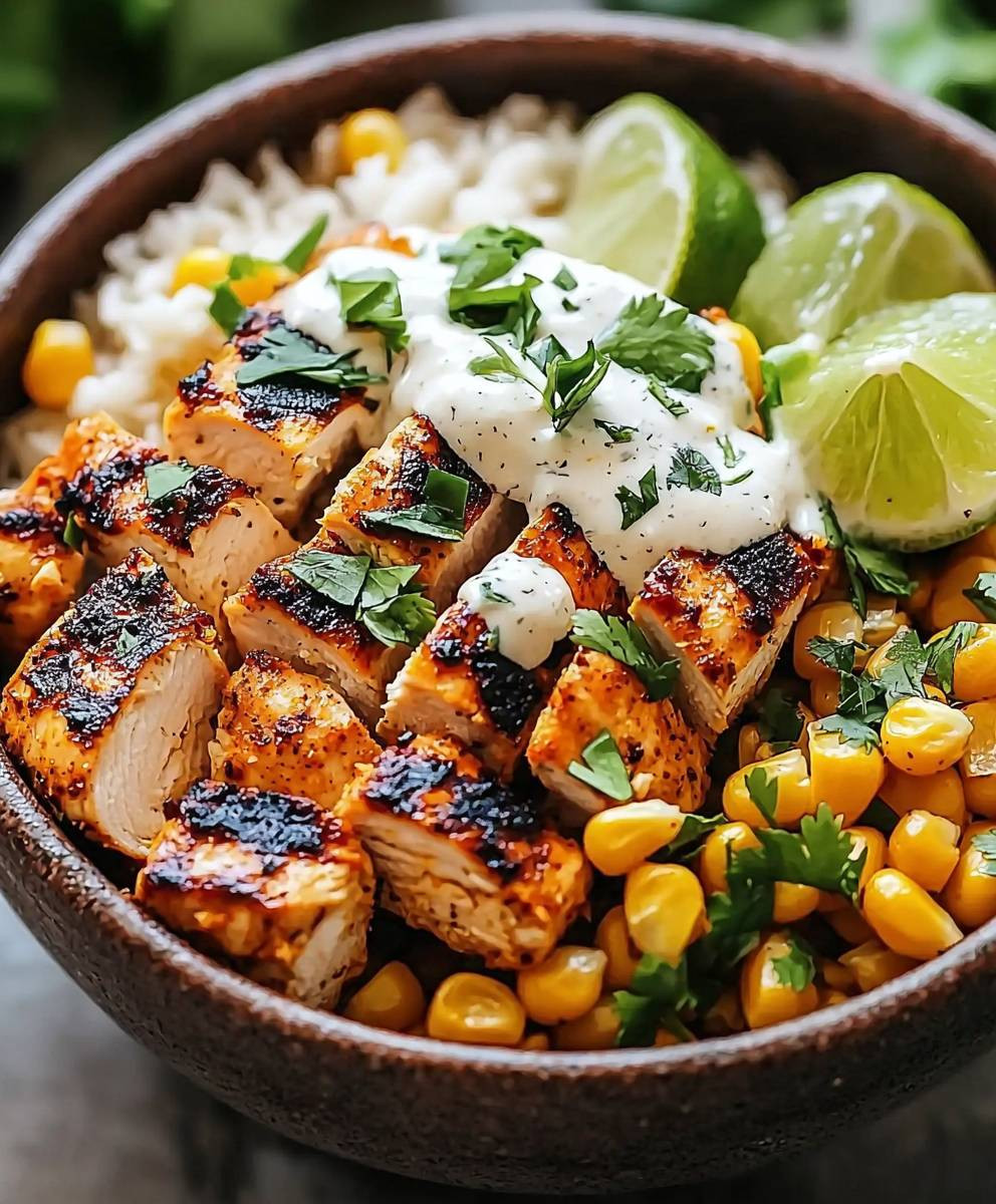 Street Corn Chicken Bowl