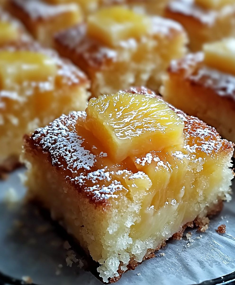 Pineapple Condensed Milk Cake