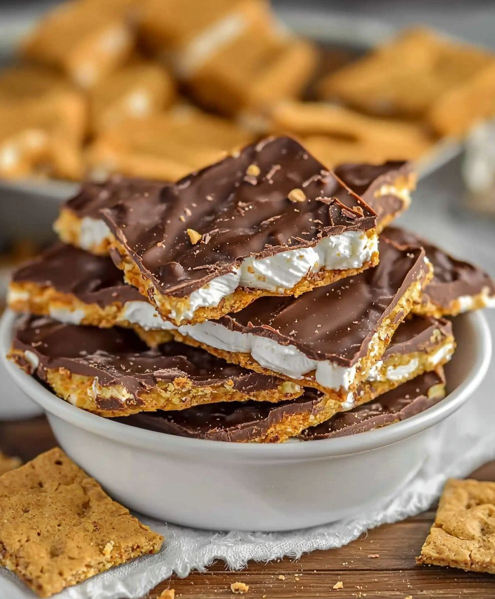 S'mores Chocolate Bark