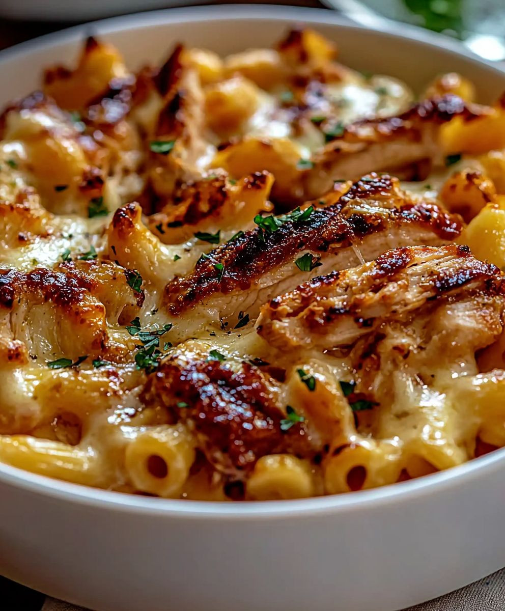 BBQ Chicken Mac and Cheese