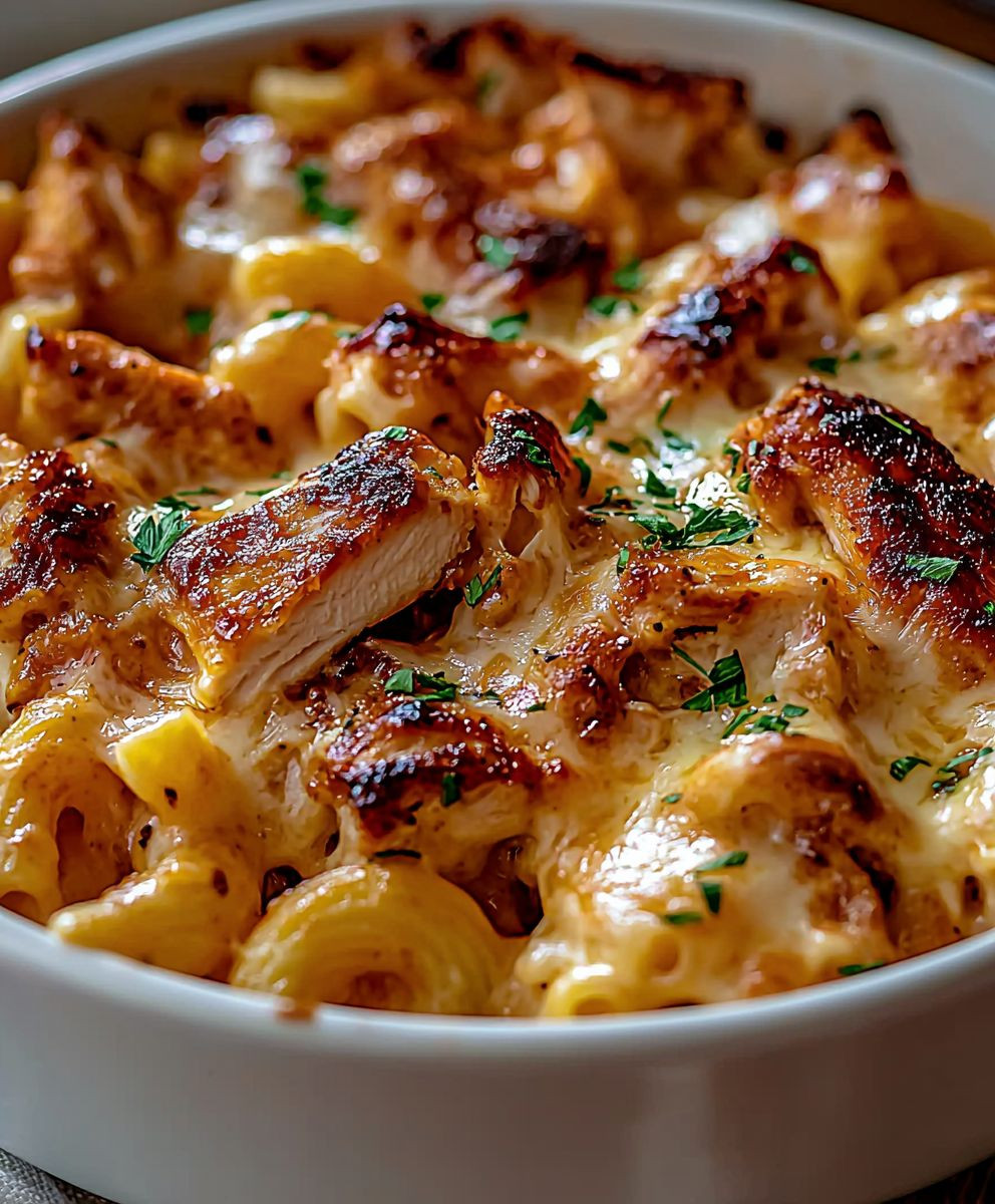BBQ Chicken Mac and Cheese