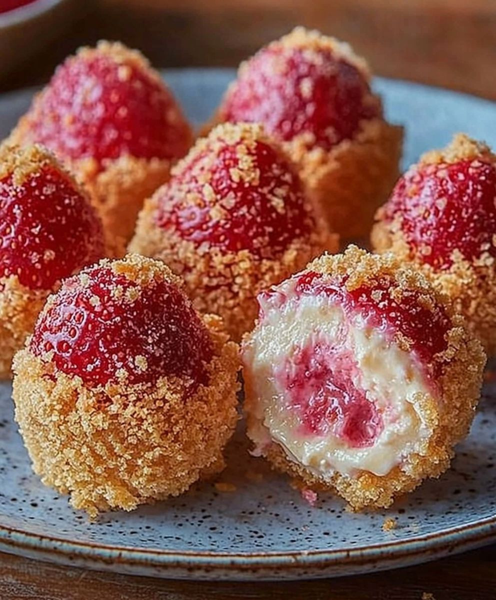Strawberry Cheesecake Bites