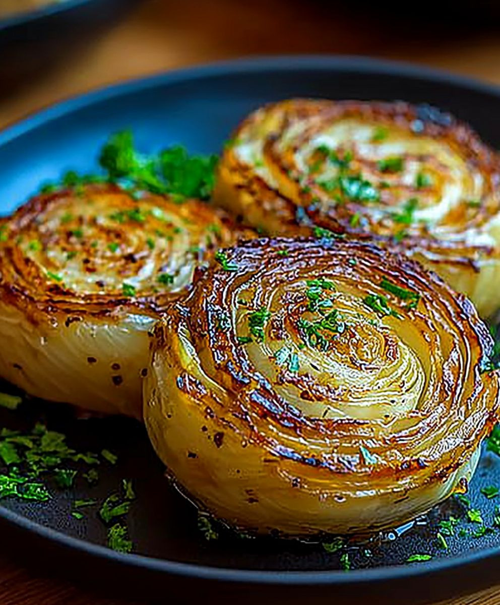 Oven Roasted Garlic Cabbage