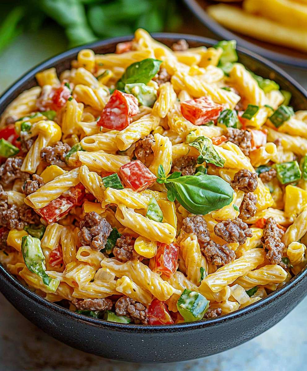Big Mac Pasta Salad