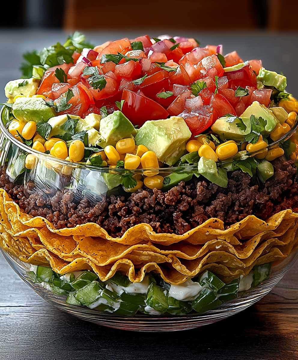Seven-Layer Taco Salad