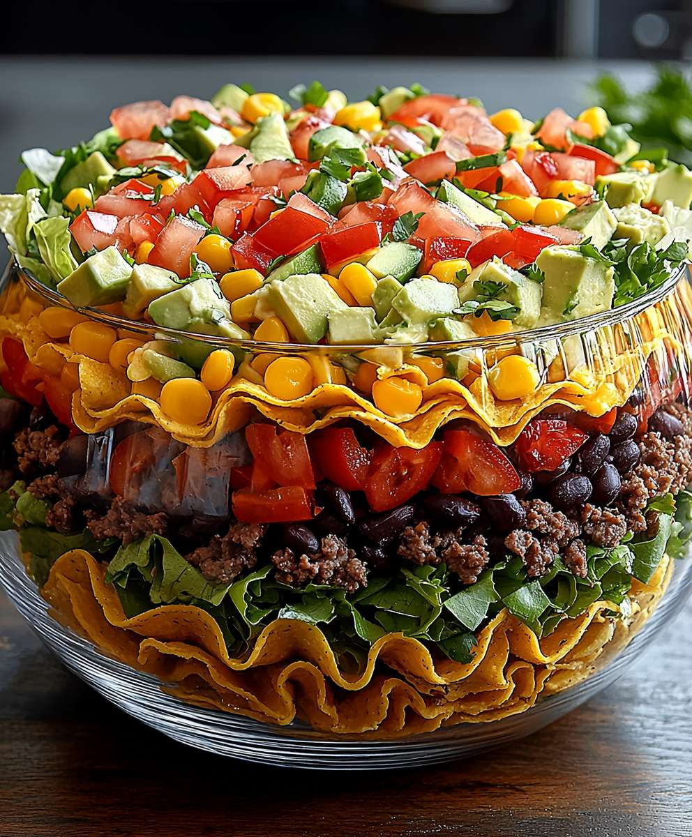 Seven-Layer Taco Salad