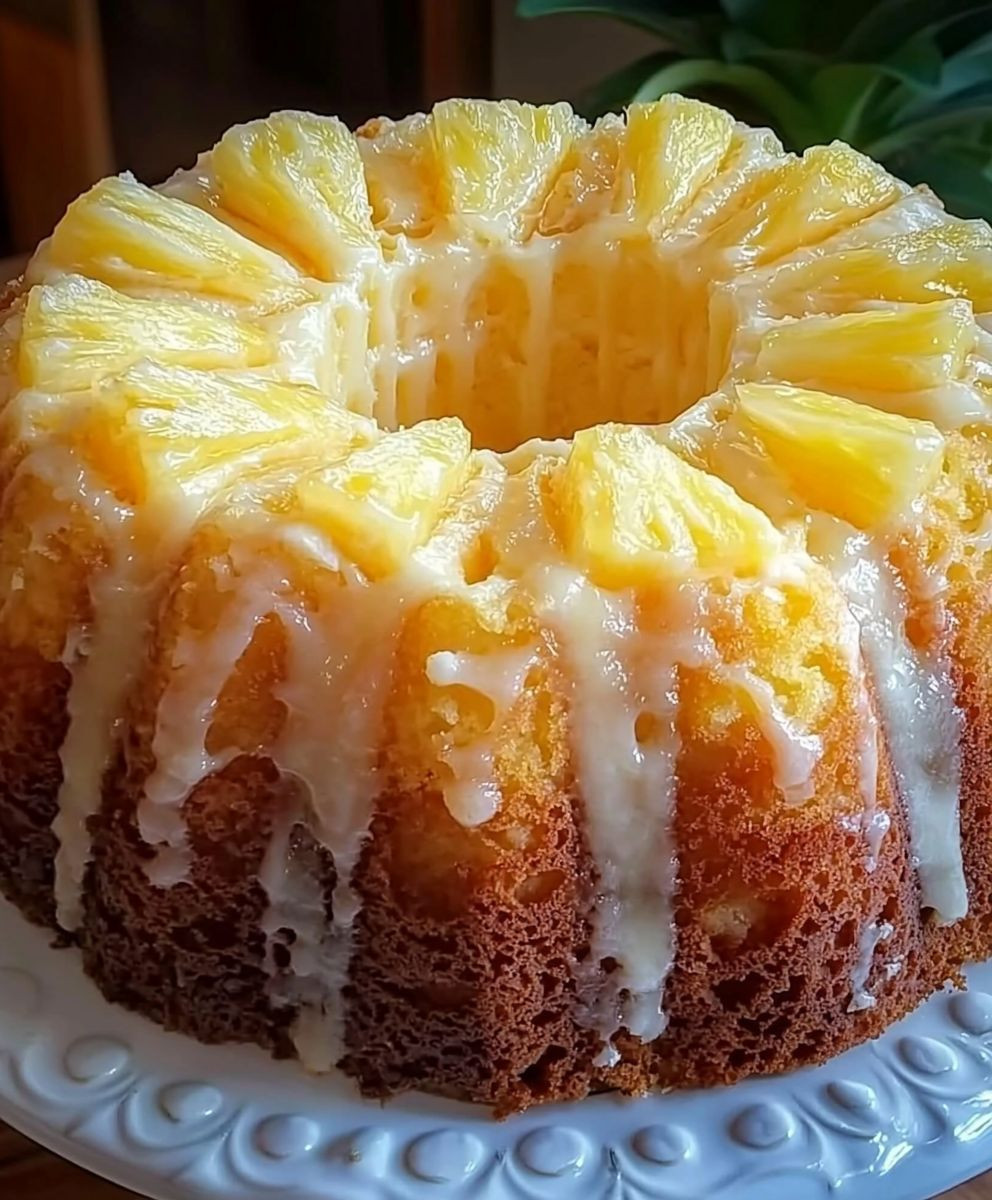 Pineapple Cream Cheese Cake