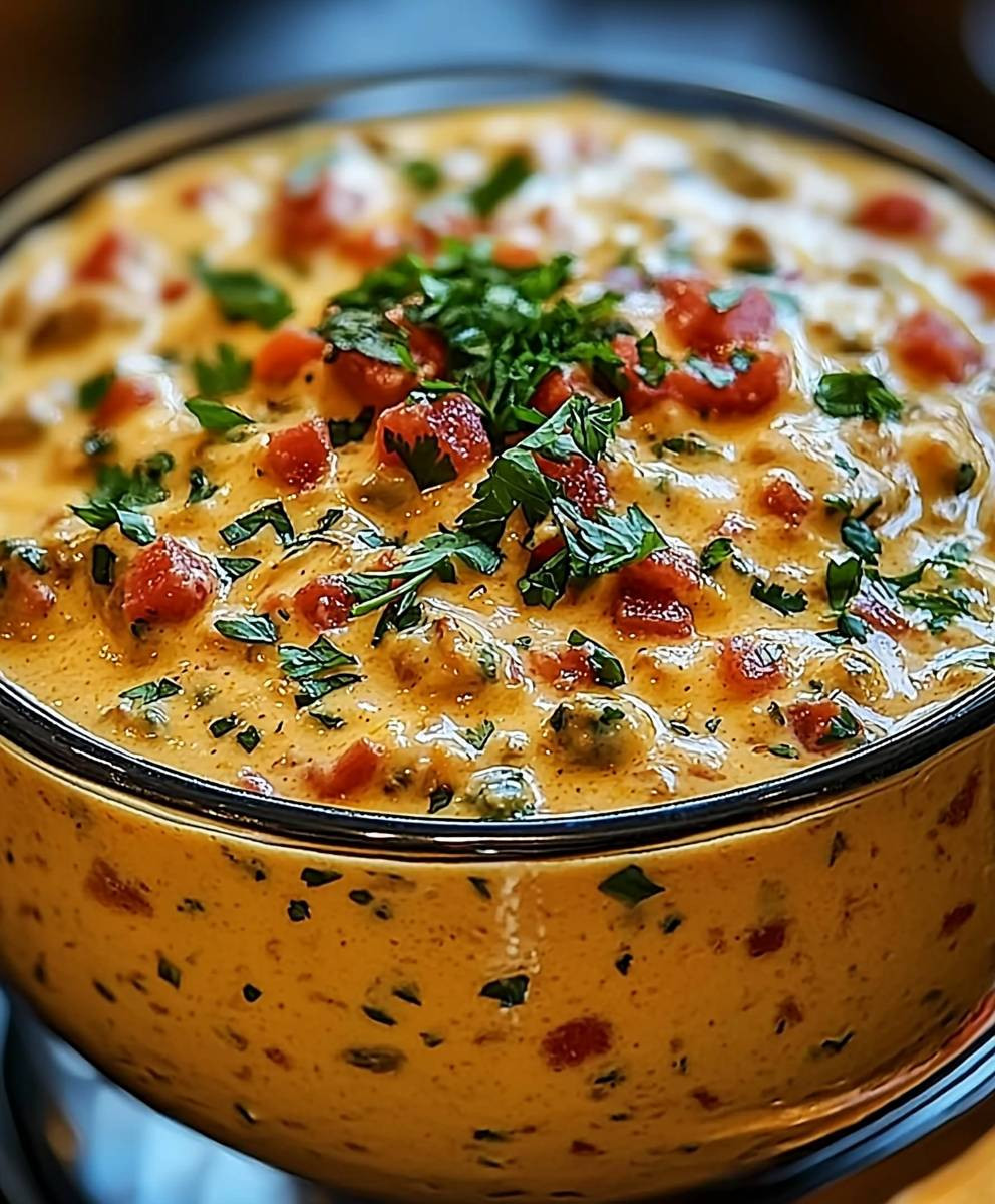Cheesy Rotel Queso Dip