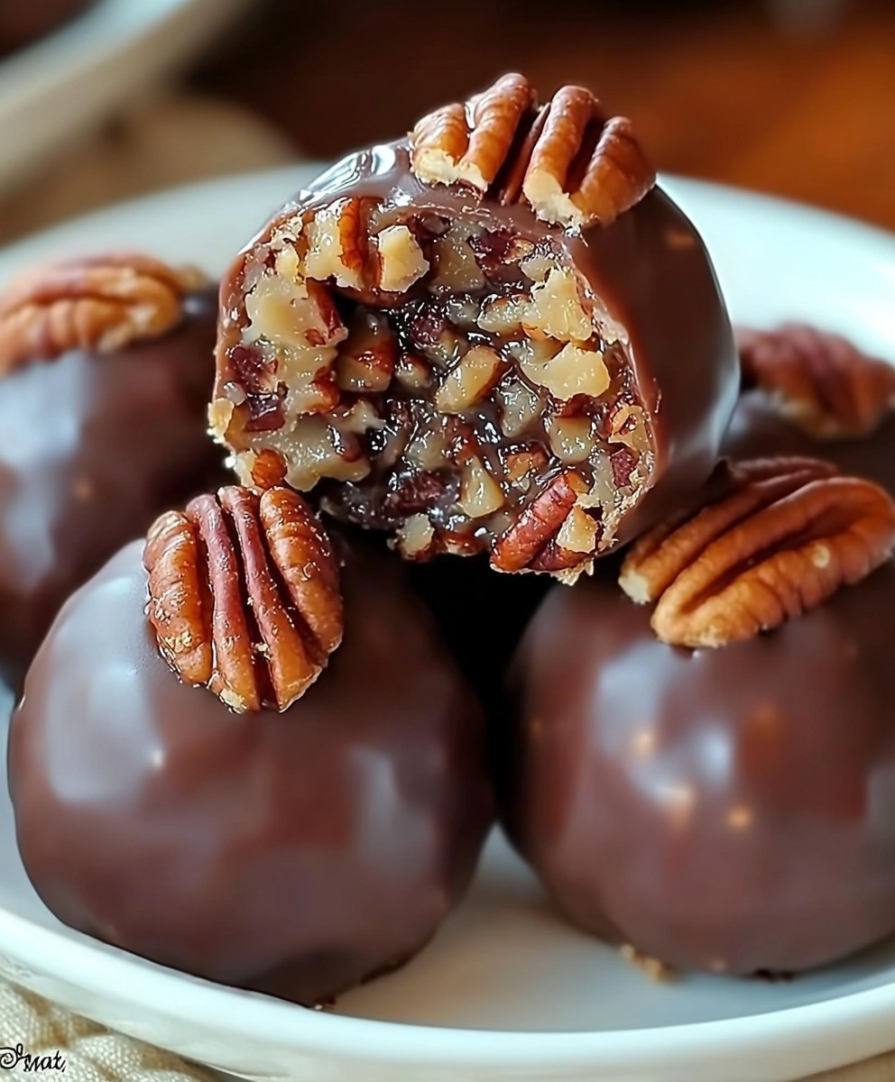 No-Bake Pecan Pie Balls