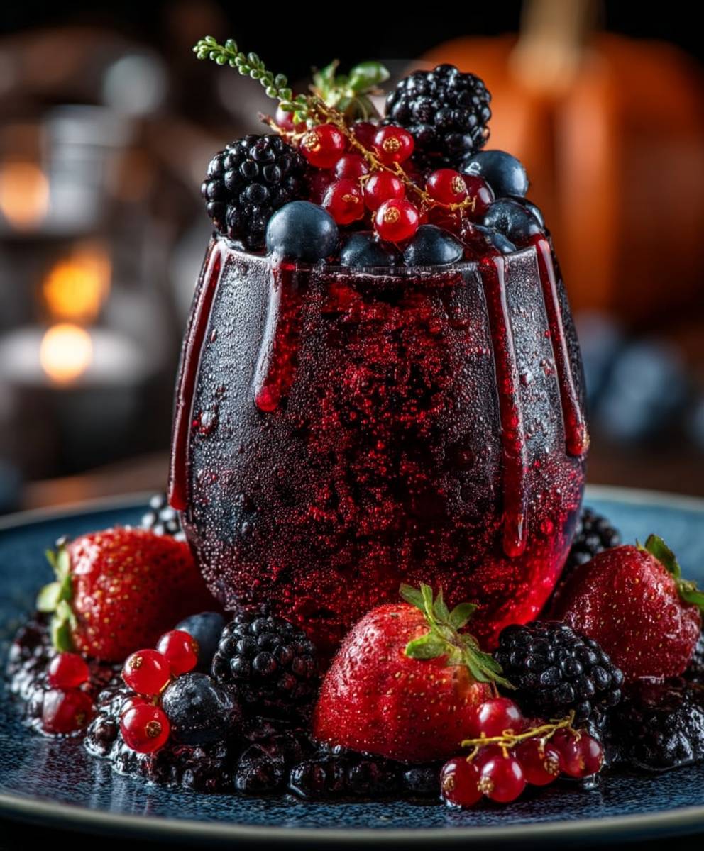 Black Widow Sparkler Cocktail