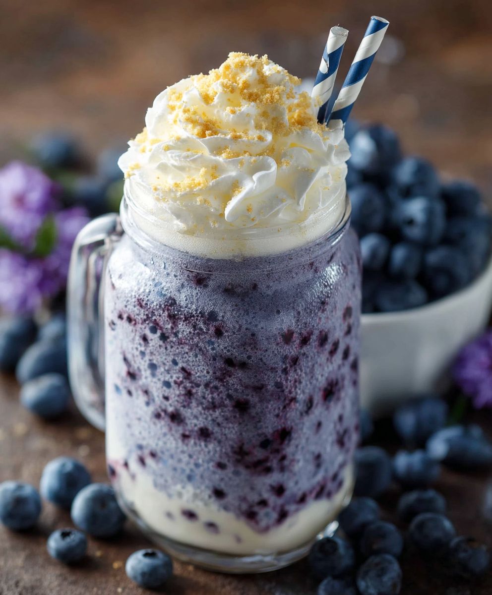 Blueberry Cheesecake Milkshake