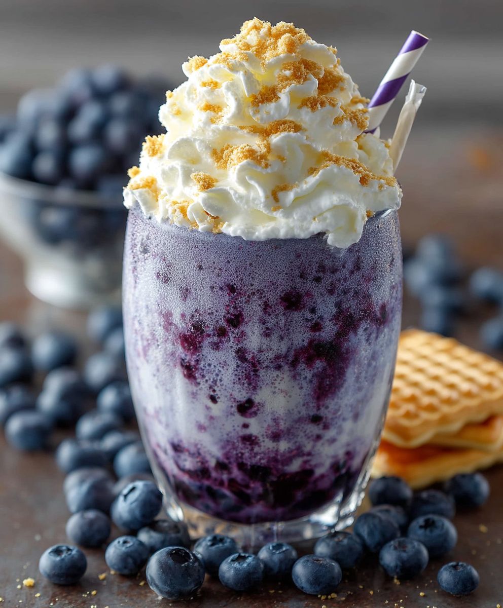 Blueberry Cheesecake Milkshake