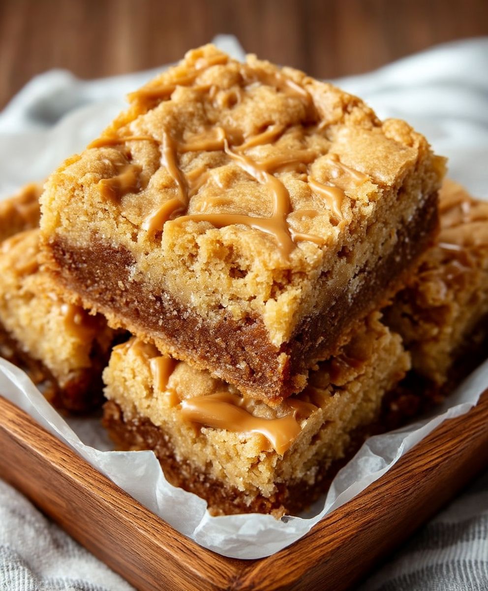 Peanut Butter Blondies