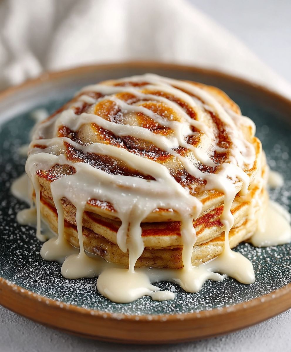 Cinnamon Roll Pancakes