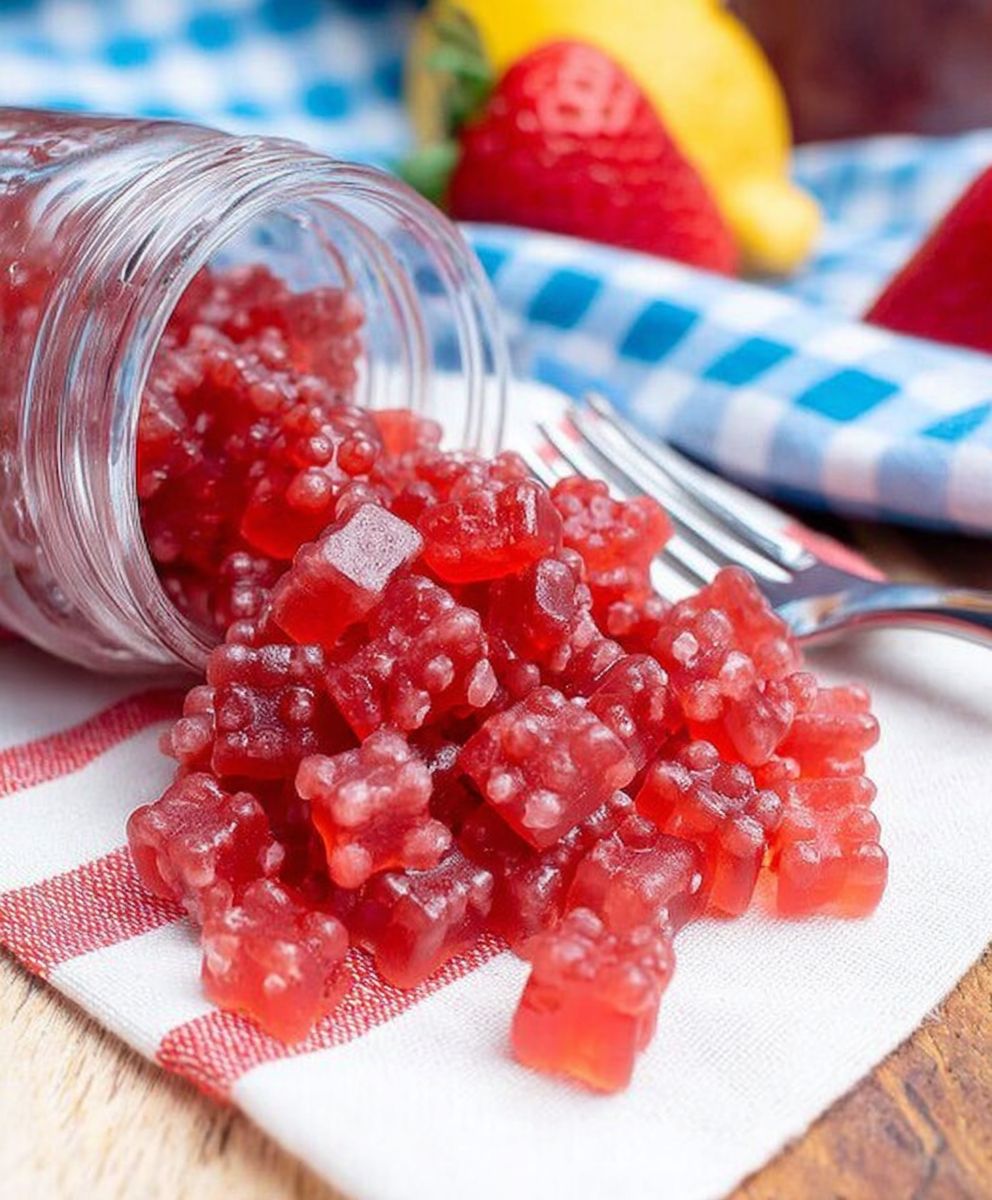 Strawberry Gummies Homemade