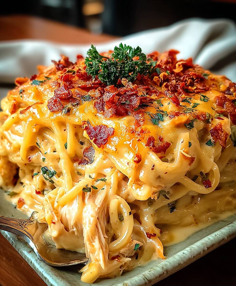 Spicy Cheesy Chicken Spaghetti