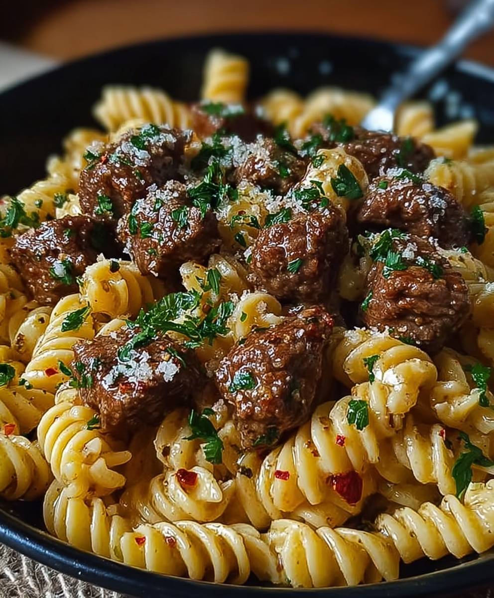 Creamy Spicy Garlic Butter Steak
