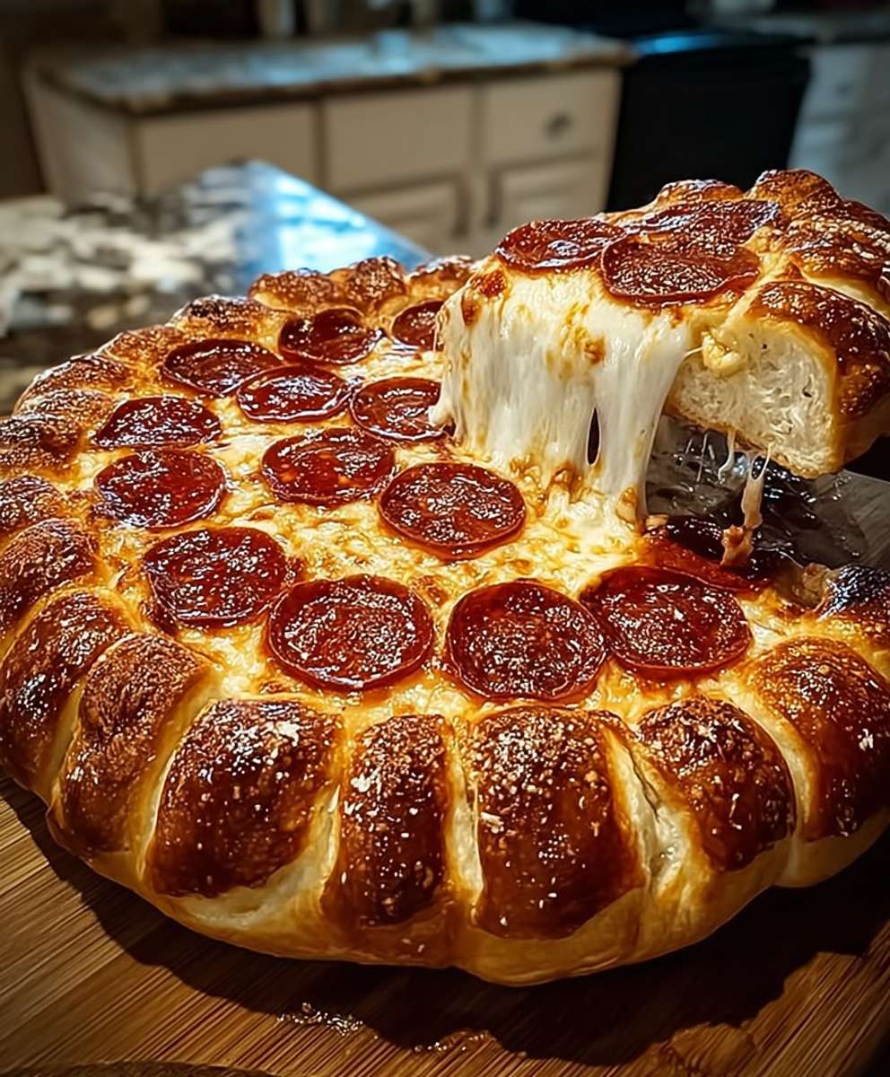 Stuffed Crust Pepperoni Pizza