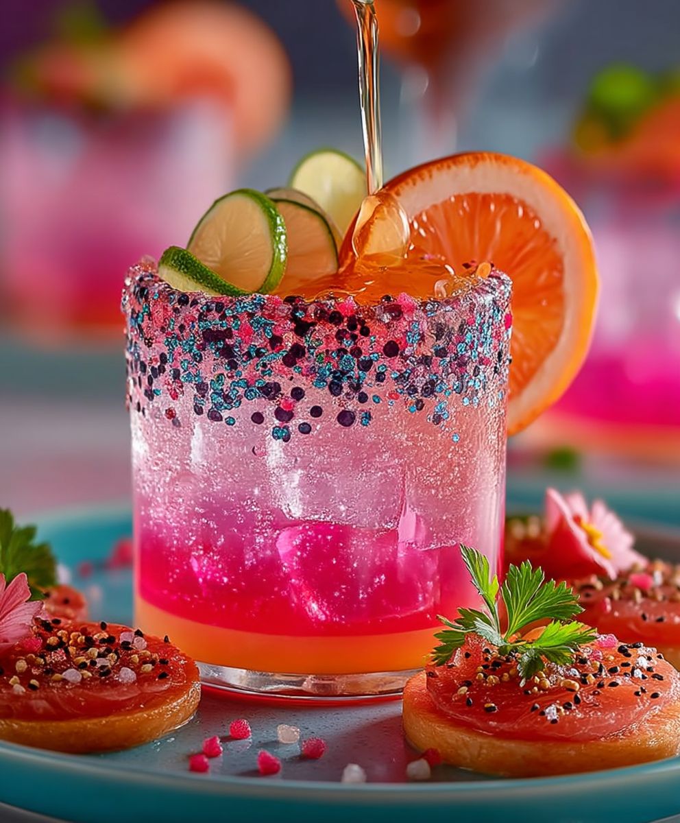 Flamingo cocktail
