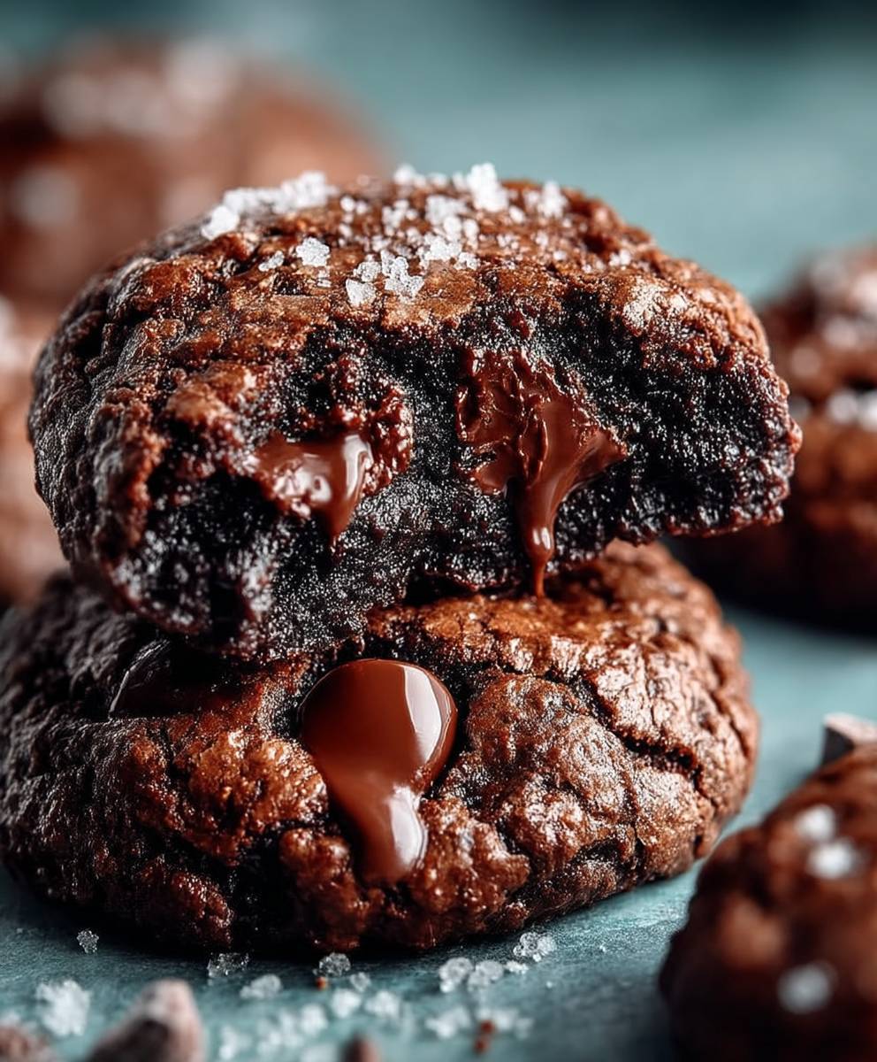 Fudgy Chocolate Brownie Cookies