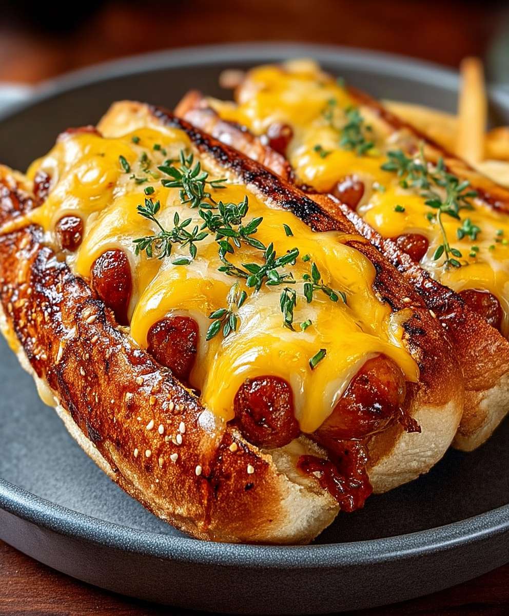 Air Fryer Grilled Cheese Dogs