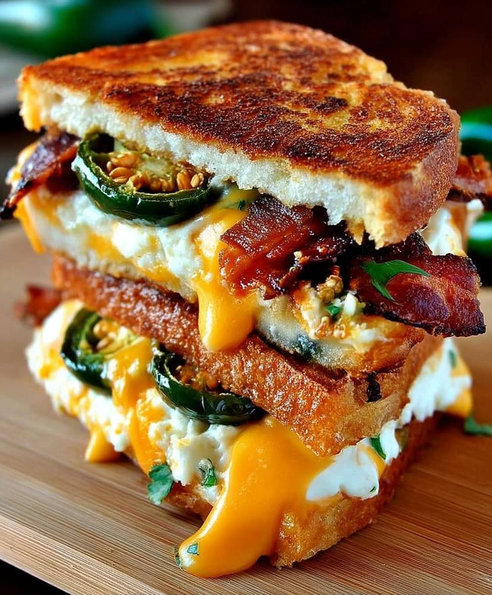 Jalapeno Popper Grilled Cheese